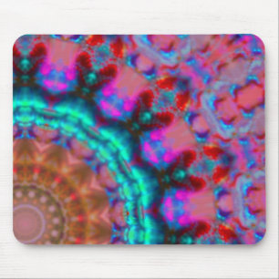 Mandala-colorpink-rot-blau-kaleidoskop rm mousepad