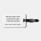 Mandala Compass Design HandGezeichnet Sacred Geome Gepäckanhänger (Rückseite horizontal)