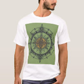 Mandala Compass T - Shirt (Vorderseite)