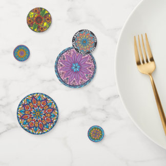 Mandala Confetti (6 verschiedene Designs) Konfetti