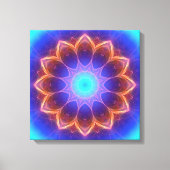 Mandala cool glühend leinwanddruck (Vorderseite)
