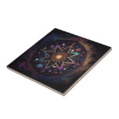 Mandala Cosmic Visionary Art Keramik Tile Fliese (Seite)