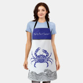 Mandala Crab Apron Schürze (Getragen)