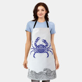 Mandala Crab Schürze (Getragen)