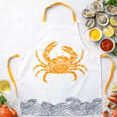 Mandala Crab Schürze