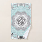 Mandala Creation, alle Punkte für eine 1 Badhandtuch Set (Handtuch)