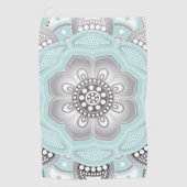 Mandala Creation, alle Punkte für eine 1 Golfhandtuch (Vorderseite)