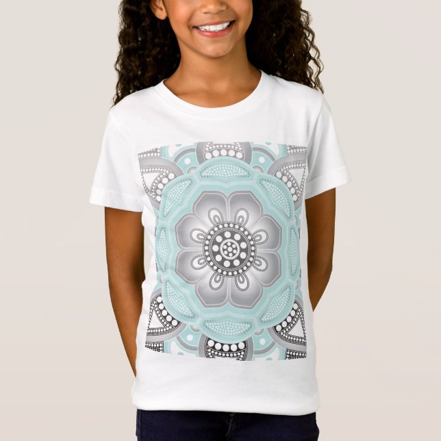Mandala Creation, alle Punkte für eine 1 T-Shirt (Vorderseite)