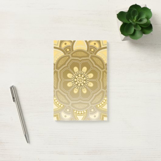 Mandala Creation, alle Punkte für eine 2 Post-it Klebezettel (Büro)