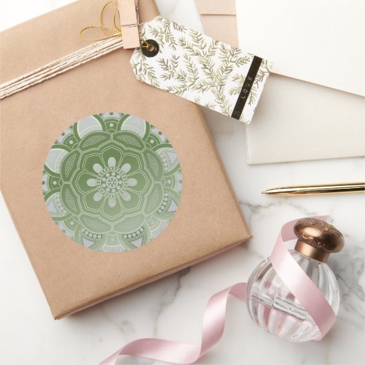 Mandala Creation, alle Punkte für eine 5 Runder Aufkleber (Schenken)