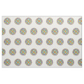 Mandala Custom Combed Cotton (56" Breite) Fabric Stoff (Fat Quarter (45,7 x 55,9 cm))