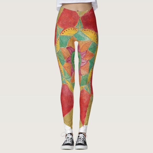 Mandala Custom Leggings (Vorderseite)