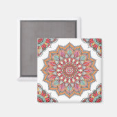 Mandala da Harmonia (Calmante e Tranquilizante) Magnet (Vorderseite/Rückseite)