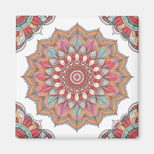 Mandala da Harmonia (Calmante e Tranquilizante) Magnet (Vorne)