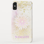 *~* Mandala Dahlia Pastel Lavender Peach AP2 Case-Mate iPhone Hülle (Rückseite)