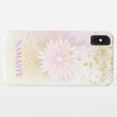 *~* Mandala Dahlia Pastel Lavender Peach AP2 Case-Mate iPhone Hülle (Rückseite (Horizontal))