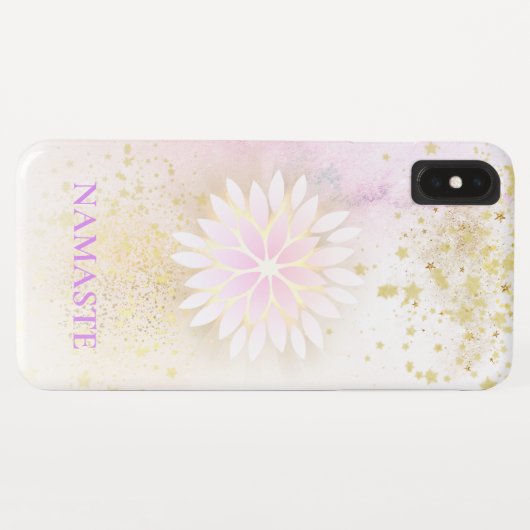 *~* Mandala Dahlia Pastel Lavender Peach AP2 Case-Mate iPhone Hülle (Rückseite (Horizontal))