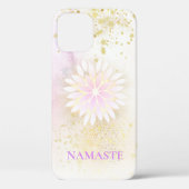 *~* Mandala Dahlia Pastel Lavender Peach AP2 Case-Mate iPhone Hülle (Rückseite)