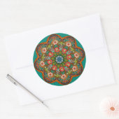 Mandala ~'Daily Focus 6.3.2015 Runder Aufkleber (Umschlag)