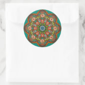 Mandala ~'Daily Focus 6.3.2015 Runder Aufkleber (Tasche)