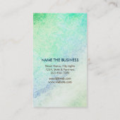 Mandala Damask Lotus Blume Meditation Holistisch Visitenkarte (Rückseite)