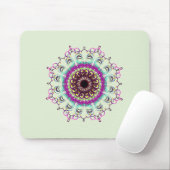 Mandala Damask Yoga Meditation Holistic Mousepad (Mit Mouse)