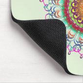 Mandala Damask Yoga Meditation Holistic Mousepad (Ecke)