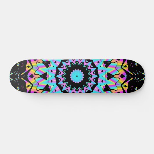 Mandala-Dampfwave Skateboard (Horizontal)