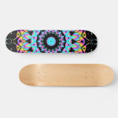 Mandala-Dampfwave Skateboard (Horizontal)