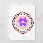 Mandala Dankeskarte (Rückseite)