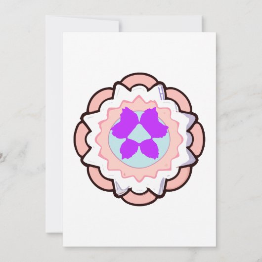 Mandala Dankeskarte (Rückseite)