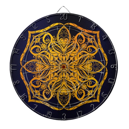 Mandala Dartscheibe (vorne)