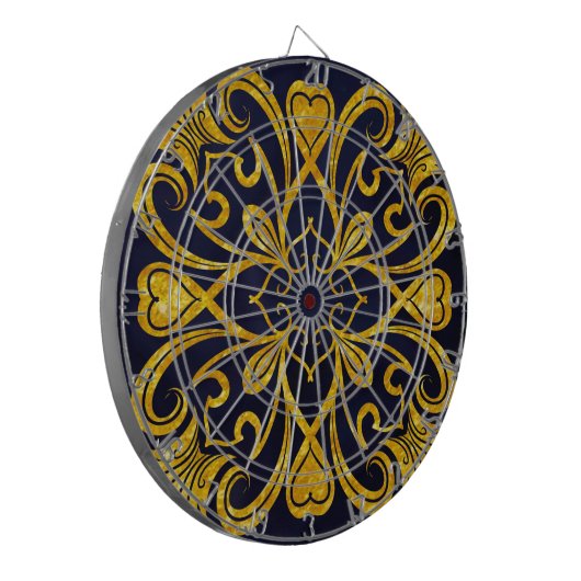 Mandala Dartscheibe (Vorderseite Links)