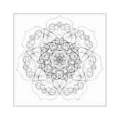 Mandala Decorative Zen Pattern Gummistempel (Prägung)