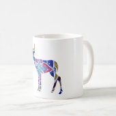 Mandala Deer 325 ml Classic Tasse (VorderseiteRechts)
