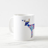 Mandala Deer 325 ml Classic Tasse (Vorderseite Links)