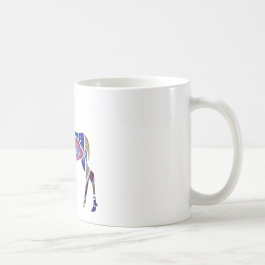 Mandala Deer 325 ml Classic Tasse (Rechts)