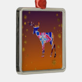 Mandala Deer Ornament Aus Metall (Rechts)