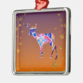 Mandala Deer Ornament Aus Metall (Links)