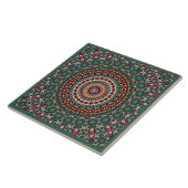 Mandala-Dekor  Fliese (Seite)