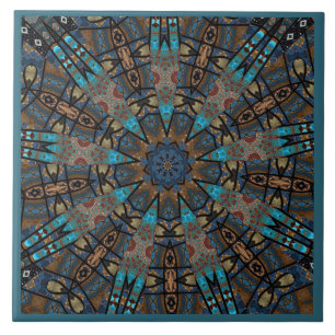 Mandala-Dekor Fliese
