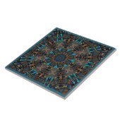 Mandala-Dekor Fliese (Seite)
