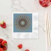 Mandala-Dekor  Serviette (Beispiel)