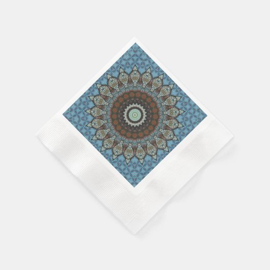 Mandala-Dekor  Serviette (Ecke)