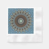 Mandala-Dekor  Serviette (Vorderseite)