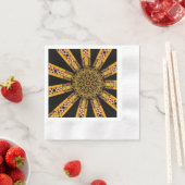 Mandala-Dekor Serviette (Beispiel)