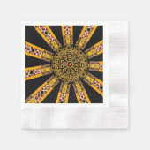 Mandala-Dekor Serviette (Vorderseite)
