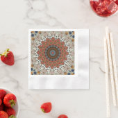 Mandala-Dekor Serviette (Beispiel)