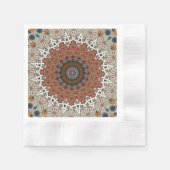 Mandala-Dekor Serviette (Vorderseite)