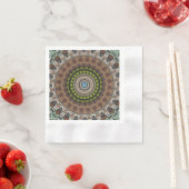 Mandala-Dekor Serviette (Beispiel)